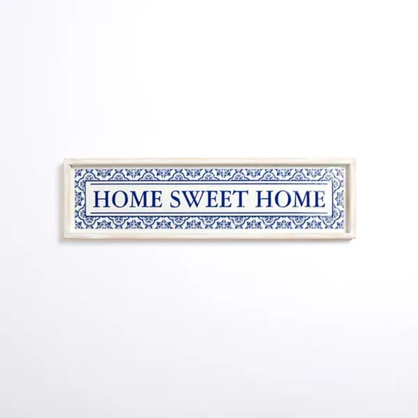 Kirklands Blue Home Sweet Home Wall Plaque 72936835 Kirklands Blue Home Sweet Home Wall Plaque 72936835 - Image 1