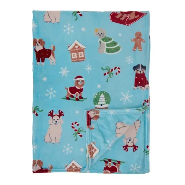 Kirklands Dogs Printed Throw 81773897 Kirklands Dogs Printed Throw 81773897 - Image 1