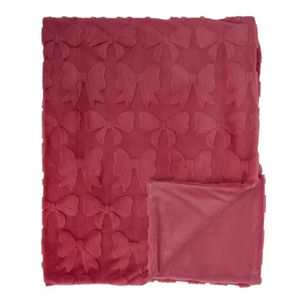 Kirklands Pink Box Tonal Throw Blanket 62921568 Kirklands Pink Box Tonal Throw Blanket 62921568 - Image 1