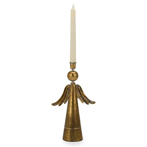 Kirklands Tabletop Angel Taper Holder, 12.5-inch 78343124 Kirklands Tabletop Angel Taper Holder, 12.5-inch 78343124 - Image 1