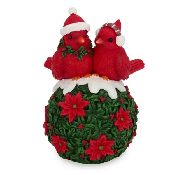 Kirklands Tabletop Cardnials On Holly Ornament 46889189 Kirklands Tabletop Cardnials On Holly Ornament 46889189 - Image 1