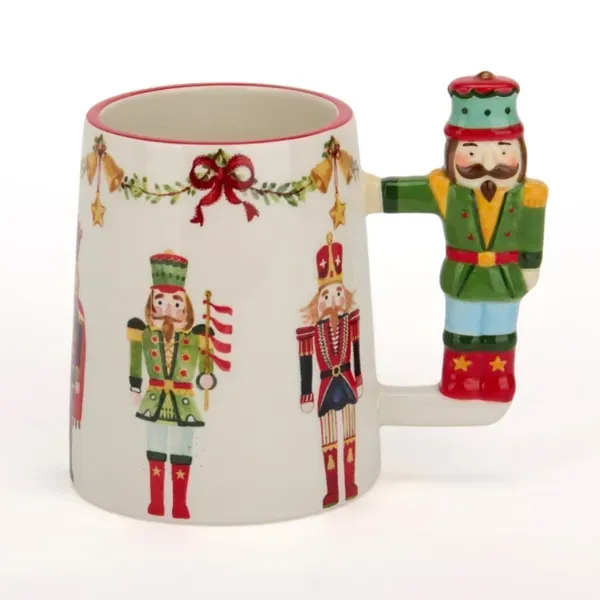Kirklands Holly Nutcracker Handle Mug 38487218 Kirklands Holly Nutcracker Handle Mug 38487218 - Image 1