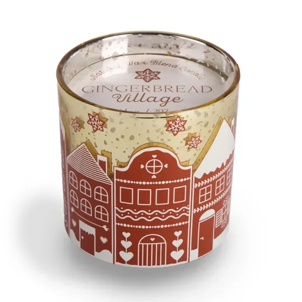 Kirklands Gingerbread Village 14oz Jar Candle 46828921 Kirklands Gingerbread Village 14oz Jar Candle 46828921 - Image 1