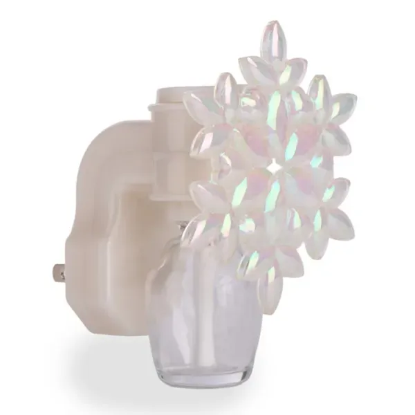 Kirklands Iridescent Snowflake Plug-in Fragrance Warmer 68217682 Kirklands Iridescent Snowflake Plug-in Fragrance Warmer 68217682 - Image 1