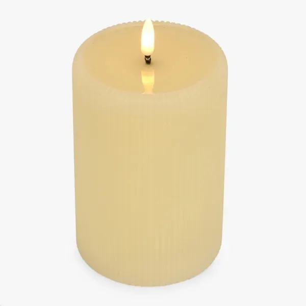 Kirklands LED Ivory Faux Pool Pillar Candle, 4×6 66573989 Kirklands LED Ivory Faux Pool Pillar Candle, 4×6 66573989 - Image 1