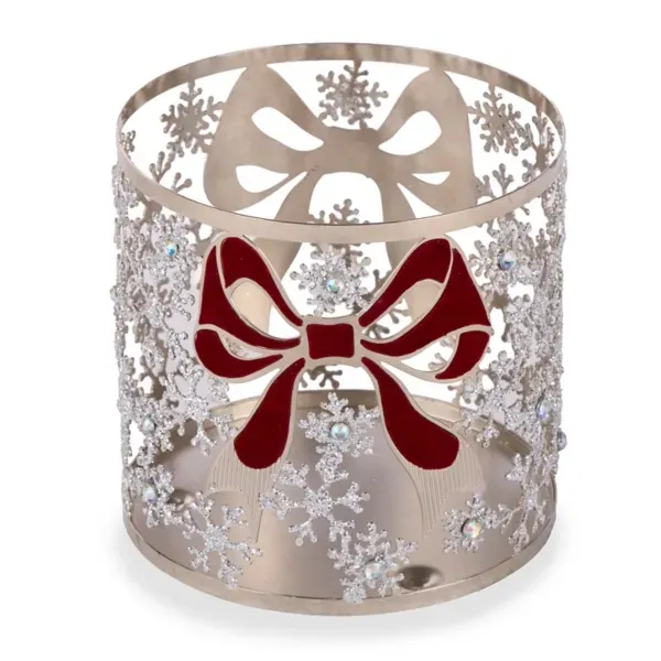 Kirklands Snowflake 3-Wick Candle Holder 33513242 Kirklands Snowflake 3-Wick Candle Holder 33513242 - Image 1