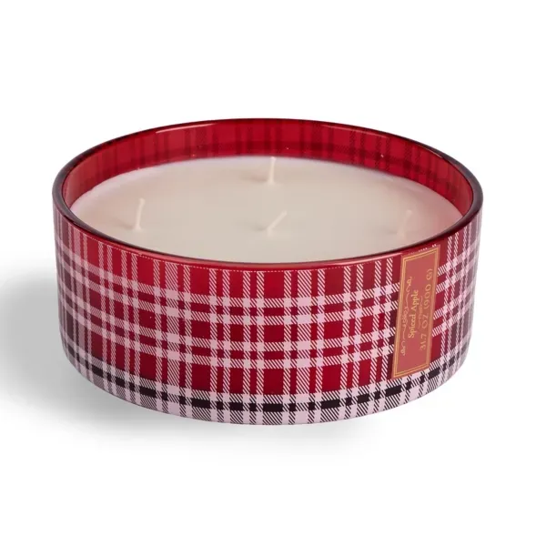 Kirklands Spiced Apple 31.7oz Plaid Jar Candle 19785288 Kirklands Spiced Apple 31.7oz Plaid Jar Candle 19785288 - Image 1