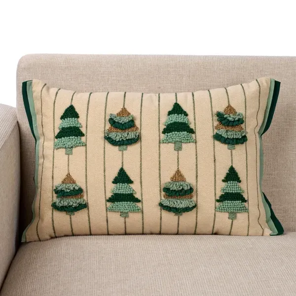 Kirklands Double French Knot Pillow 17472649 Kirklands Double French Knot Pillow 17472649 - Image 1