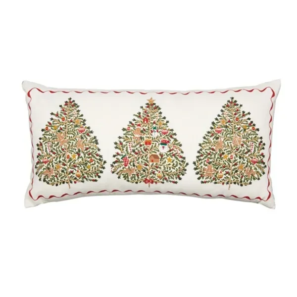 Kirklands Nostalgic Christmas Pillow 95915369 Kirklands Nostalgic Christmas Pillow 95915369 - Image 1