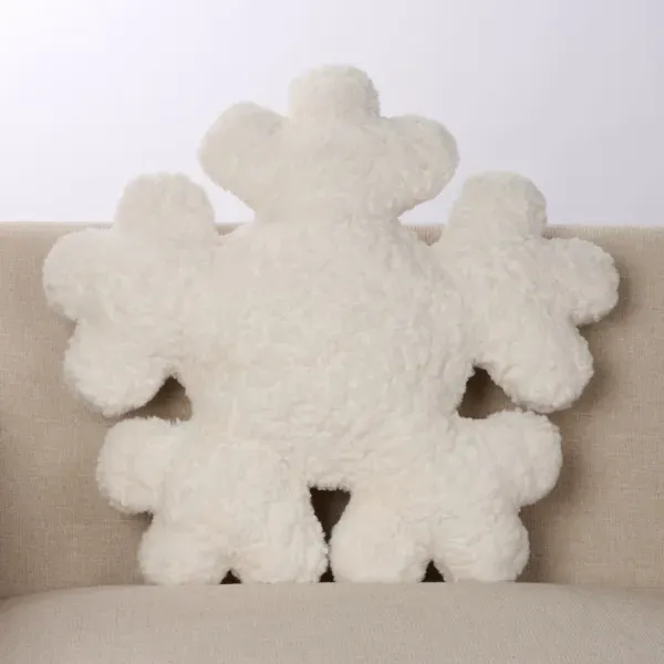 Kirklands Snowflake Pillow 35148927 Kirklands Snowflake Pillow 35148927 - Image 1