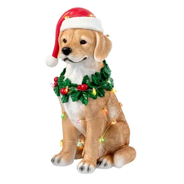 Kirklands LED Porch Golden Retriever 96656124 Kirklands LED Porch Golden Retriever 96656124 - Image 1
