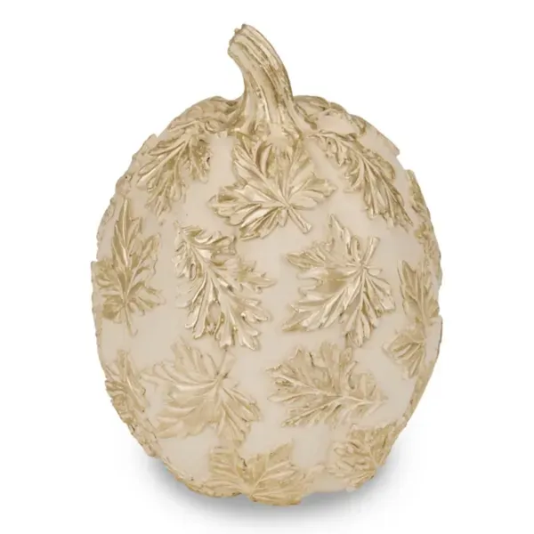 Kirklands Gold Leaf Pumpkin 23176379 Kirklands Gold Leaf Pumpkin 23176379 - Image 1