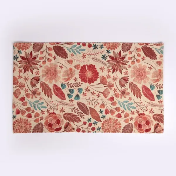 Kirklands Harvest Foliage Reversible Scatter Rug 89249129 Kirklands Harvest Foliage Reversible Scatter Rug 89249129 - Image 1