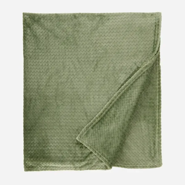 Kirklands Sage Dreamy Plush Throw 12928683 Kirklands Sage Dreamy Plush Throw 12928683 - Image 1