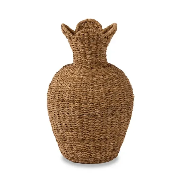 Kirklands Seagrass Scalloped Edge Floor Vase, 18 in. 86123328 Kirklands Seagrass Scalloped Edge Floor Vase, 18 in. 86123328 - Image 1
