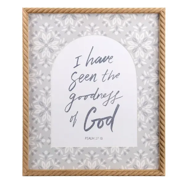 Kirklands Goodness of God Rope Frame Wall Art 93822967 Kirklands Goodness of God Rope Frame Wall Art 93822967 - Image 1