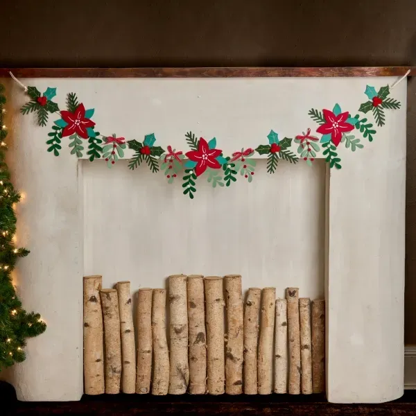 Kirklands Holly Mix Wall Banner 59754477 Kirklands Holly Mix Wall Banner 59754477 - Image 1