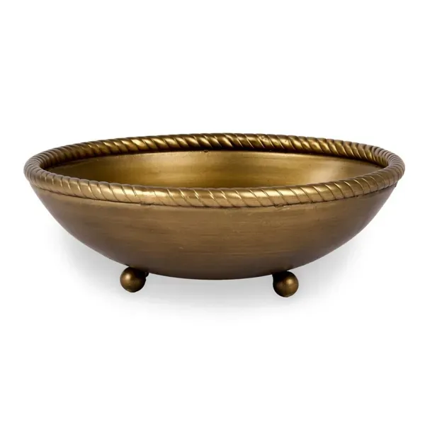Kirklands Charlotte Gold Metal Decorative Bowl 55231499 Kirklands Charlotte Gold Metal Decorative Bowl 55231499 - Image 1
