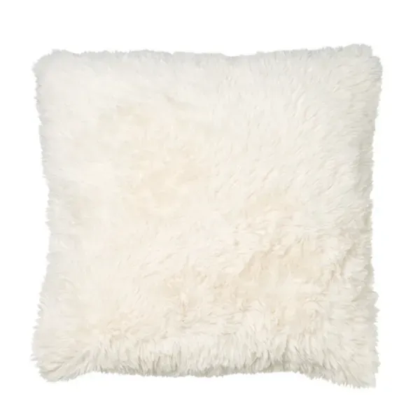 Kirklands Ivory Long Pile Faux Fur Pillow, 22 in. 69896264 Kirklands Ivory Long Pile Faux Fur Pillow, 22 in. 69896264 - Image 1