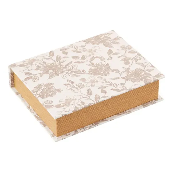 Kirklands Large Toile Fabric Decorative Box 72352642 Kirklands Large Toile Fabric Decorative Box 72352642 - Image 1