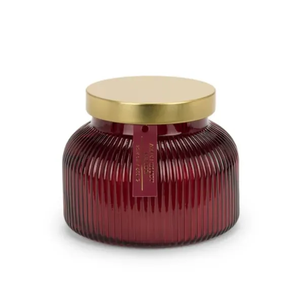 Kirklands Maroon Burgundy 16.7oz Ribbed Jar Candle 79226394 Kirklands Maroon Burgundy 16.7oz Ribbed Jar Candle 79226394 - Image 1