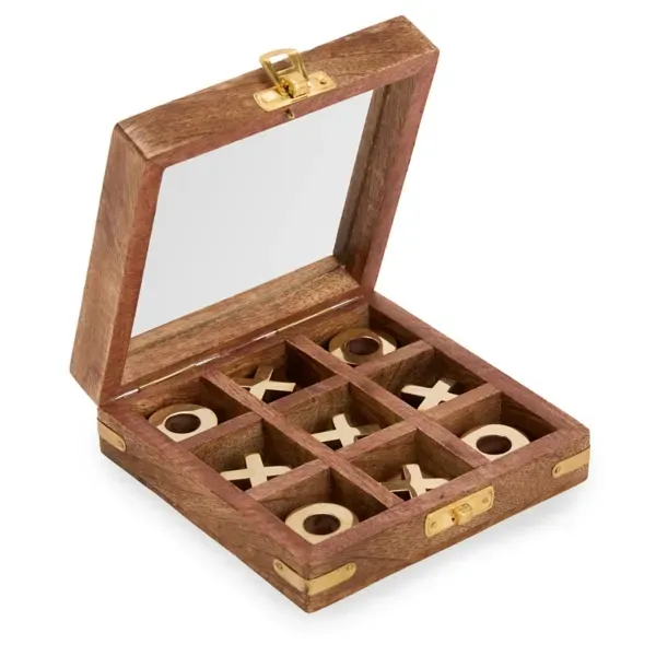 Kirklands Mini Mango Wood Tic Tac Toe Game 86813266 Kirklands Mini Mango Wood Tic Tac Toe Game 86813266 - Image 1