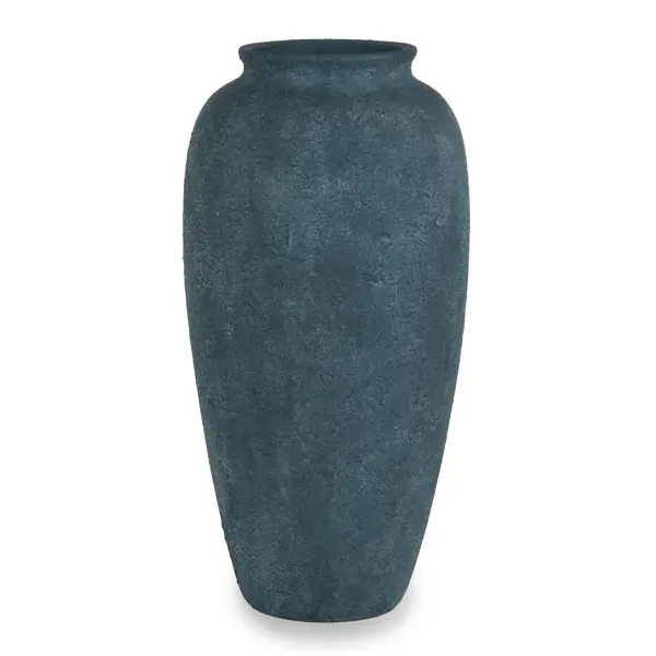 Kirklands Navy Matte Ceramic Urn Vase, 14.75 in. 96228853 Kirklands Navy Matte Ceramic Urn Vase, 14.75 in. 96228853 - Image 1