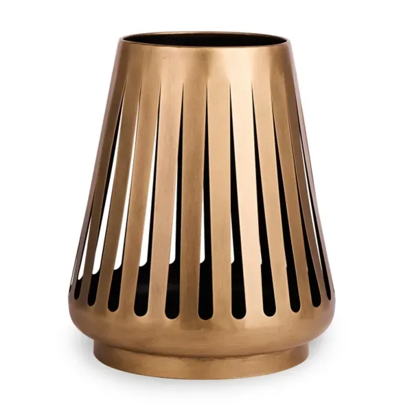 Kirklands Pierced Gold Hurricane, 11.6 in. 35825828 Kirklands Pierced Gold Hurricane, 11.6 in. 35825828 - Image 1